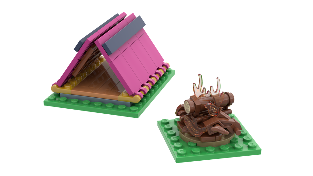 Lego Campfire & Tent
