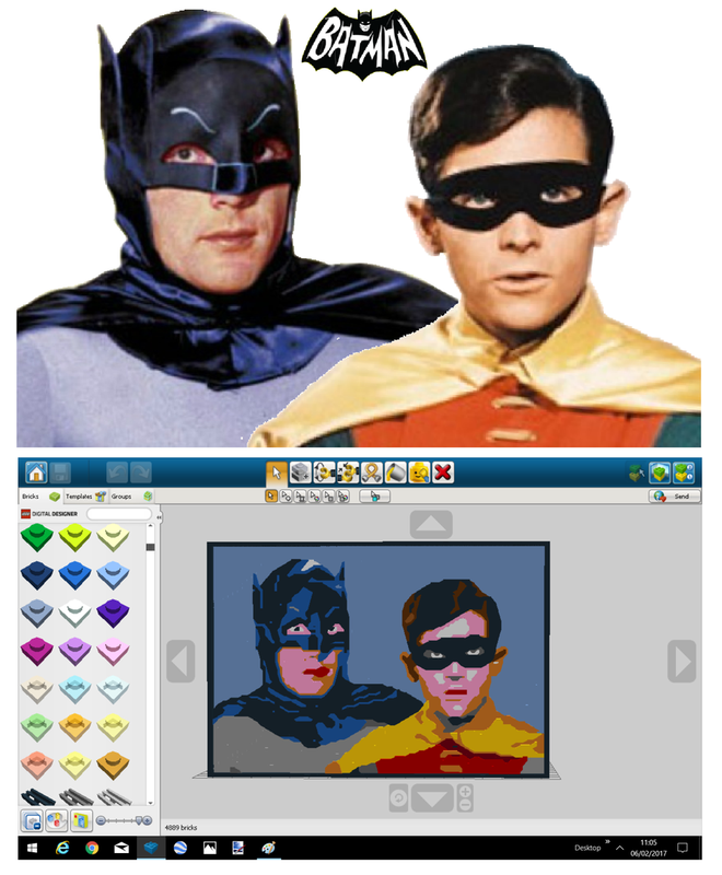 Lego BATMAN & ROBIN, original TV series.