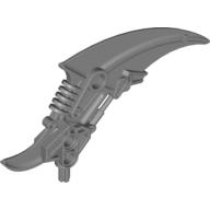 Lego Large Figure Weapon Blade, Claw (Antroz) / Flat Silver