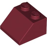 Lego Brick Sloped 45° 2 x 2 / Dark Red