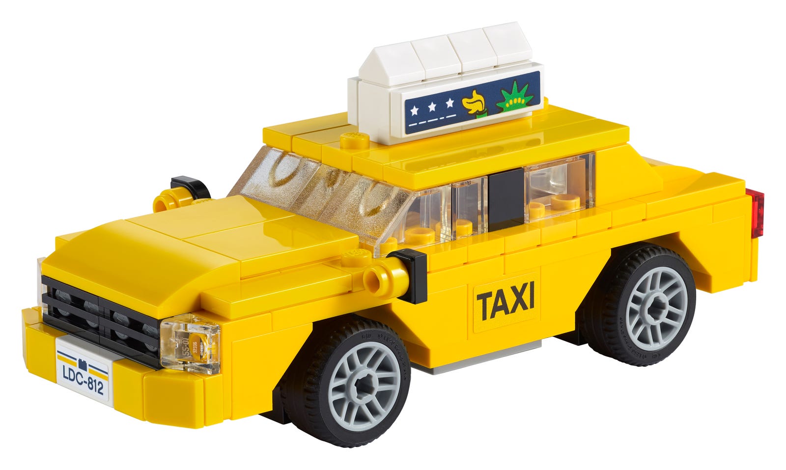 Lego Yellow Taxi
