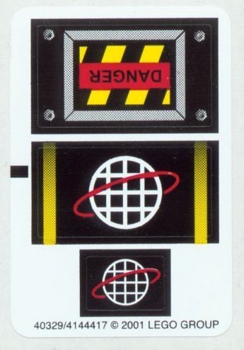 Lego Sticker Sheet for Set 6775-1