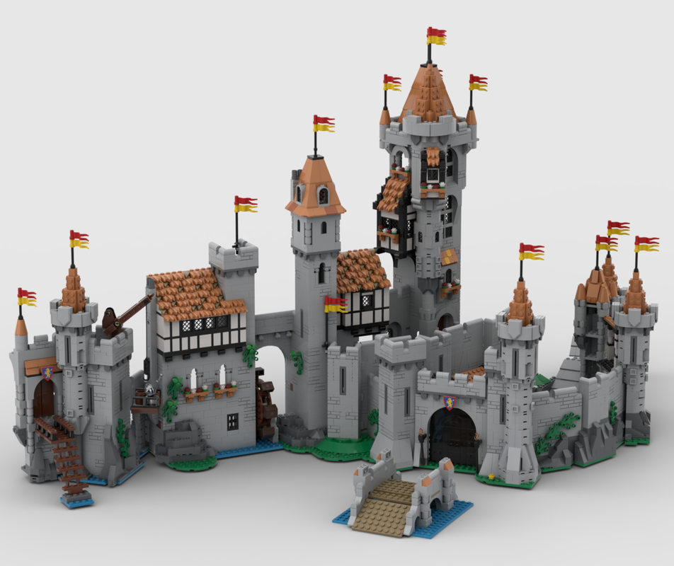 Lego Lion knights castle extension