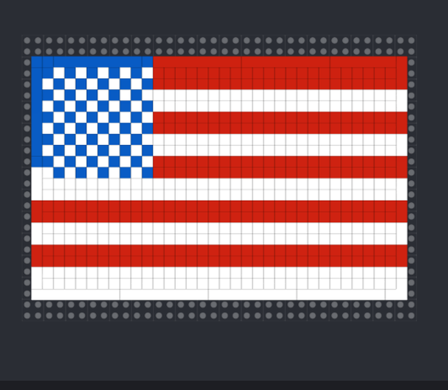 Lego American Flag