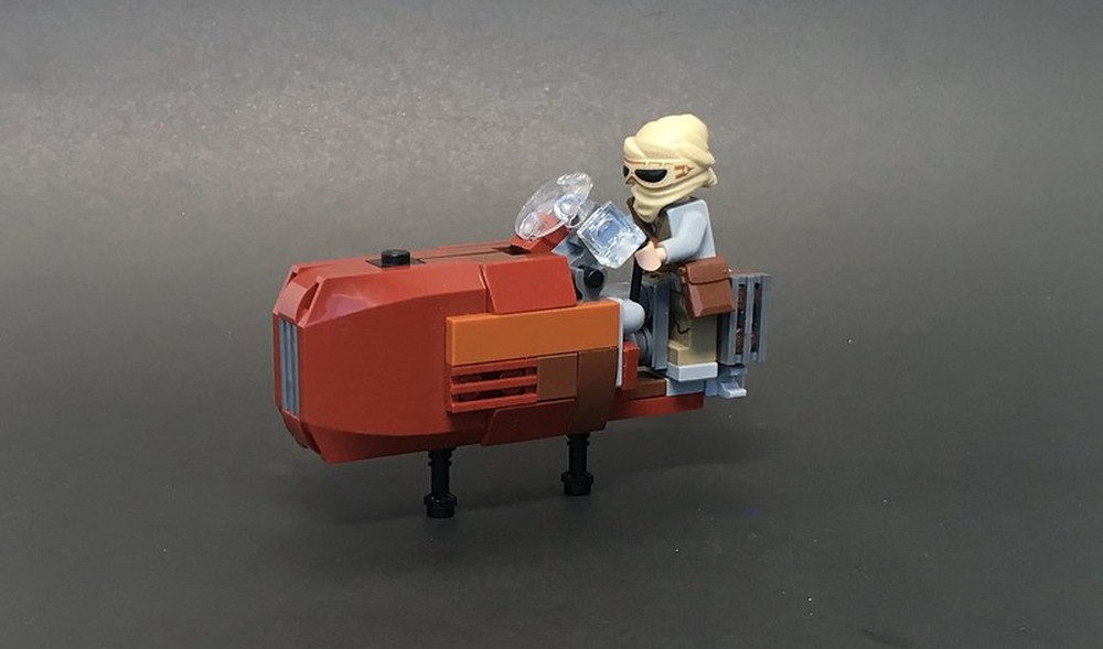 Lego Rey's Speeder Minifig Scale 75099 Alternate Build