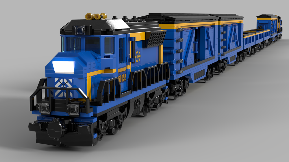 Lego 60052 Upgrades - Box Car, Gondola, Lights