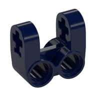 Lego Technic Axle and Pin Connector Perpendicular Double Split / Dark Blue