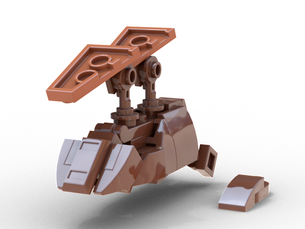 Lego Jabba's Sail Barge and Skiff - Micro Scale
