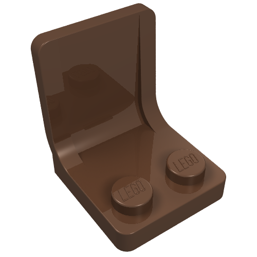 Lego Seat / Chair 2 x 2 / Brown