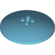 Lego Dish 8 x 8 Inverted [Radar], Solid Studs, Squared Anti-stud Underside / Medium Azure