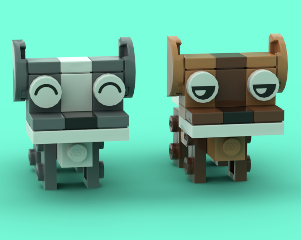 Lego Two LEGO puppies