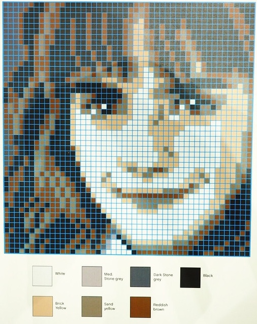Lego Hermione Granger Mosaic