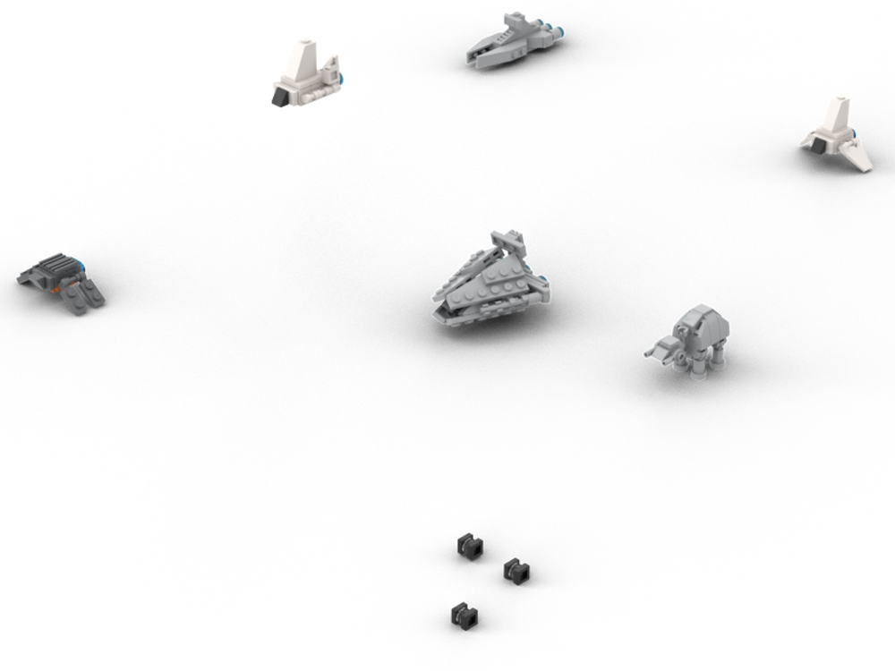 Lego Micro Imperial Fleet