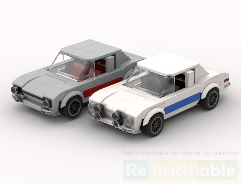 Lego Ford Escort MK1 double pack