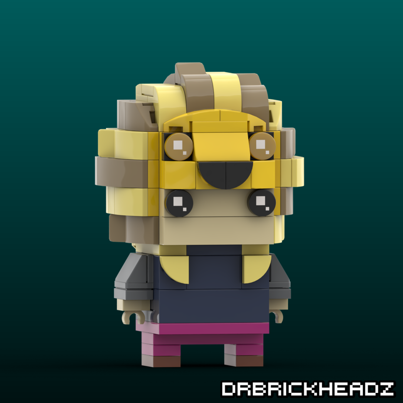 Lego Luna Lovegood (Lion Headdress) Brickheadz