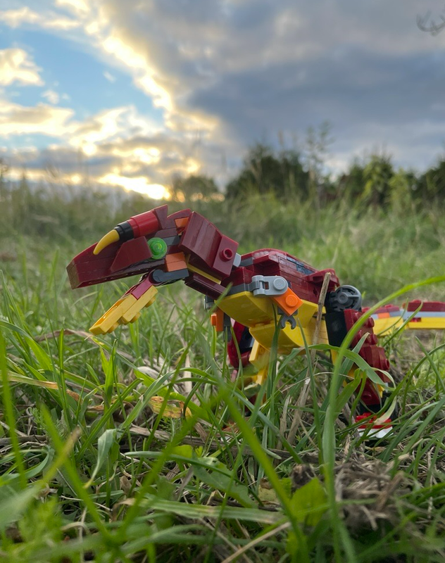 Lego 2x 31102 mod carcharodontosaurus