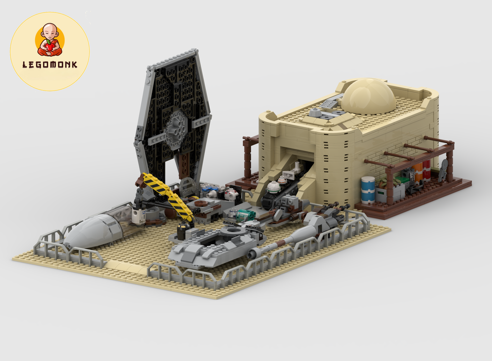 Lego Scenario of Tatooine - Market Part05