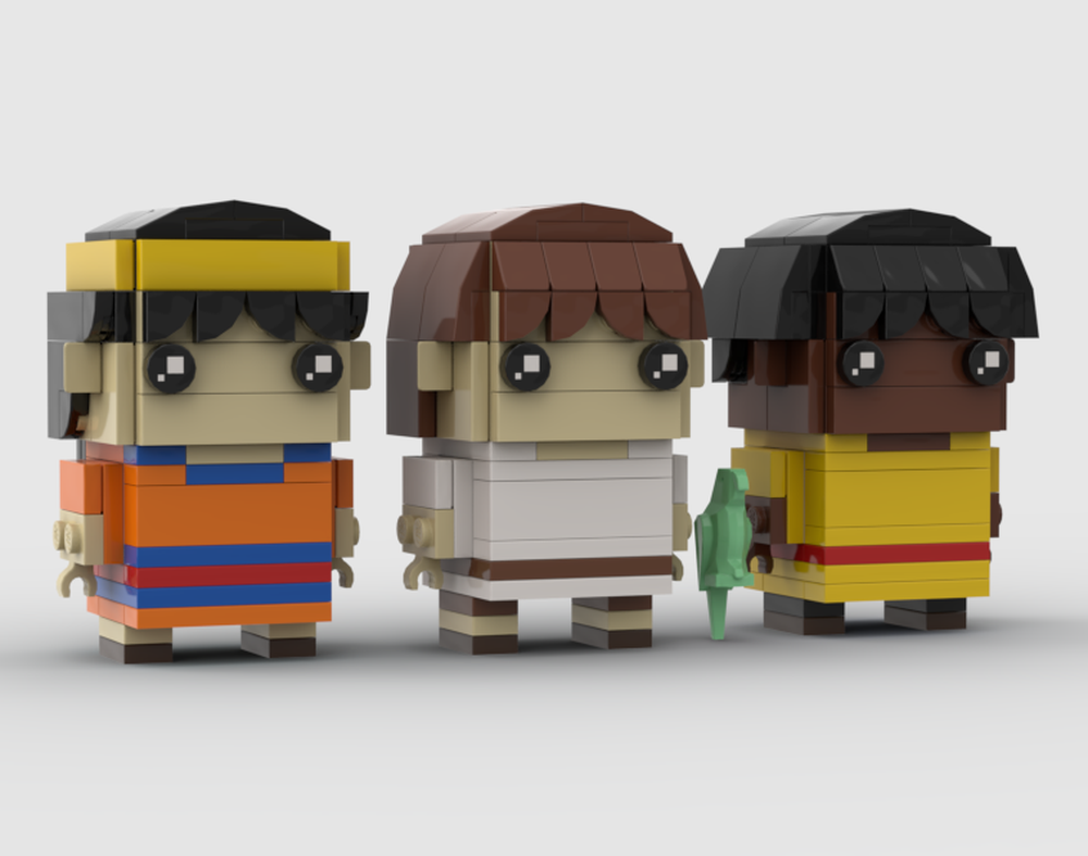 Lego Mysterious Cities of Gold - Esteban, Zia, Tao, and Kokapetl