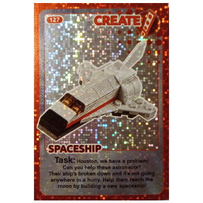 Lego Trading Card, Create The World - Spaceship (foil) / [No Color/Any Color]