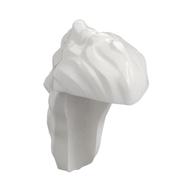 Lego Hair Long Mullet with Banded Top Knot (Hunter Orc) / White