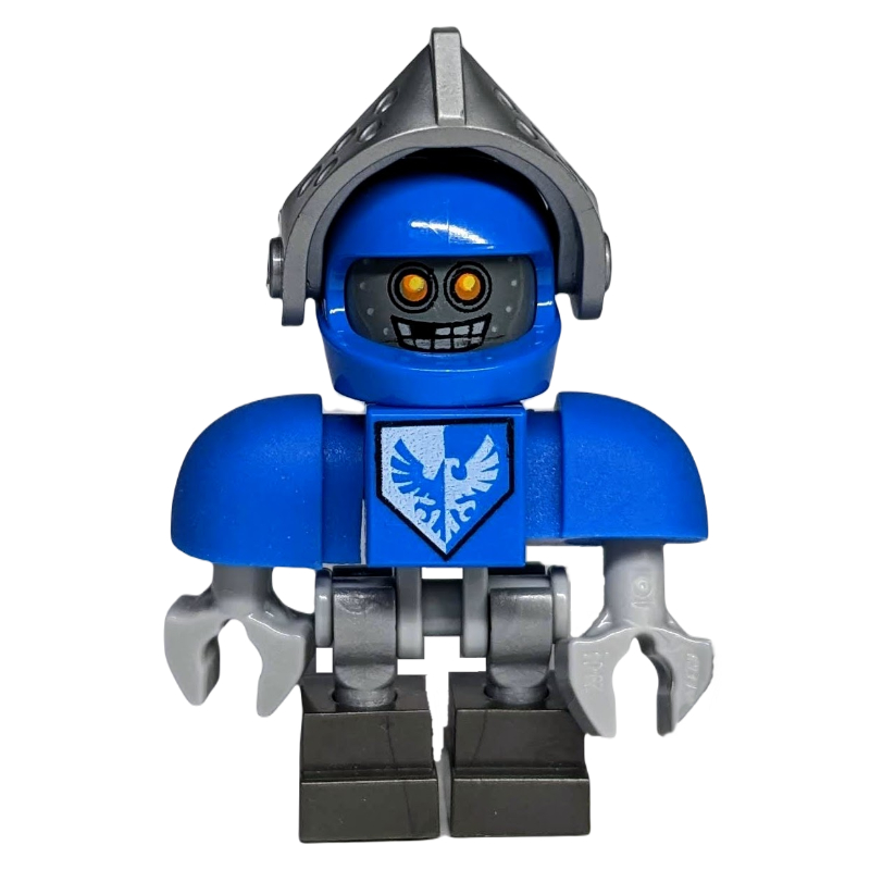 Lego Clay Bot with Blue Helmet with Silver Visor