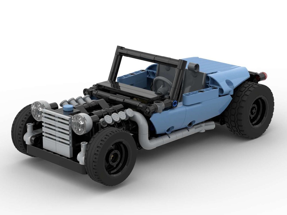 Lego Blue Bird hot rod