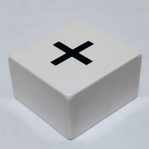 Lego Duplo Tile 2 x 2 x 1 with Addition Sign '+' Print