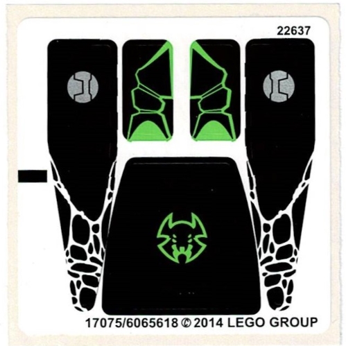 Lego Sticker Sheet 2 for Set 70134-1
