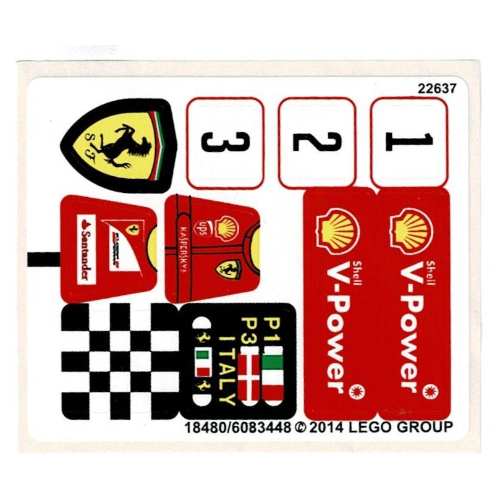 Lego Sticker Sheet for Set 40194-1 / [No Color/Any Color]
