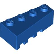 Lego Brick Wedged, Angled 4 x 2 Right / Blue