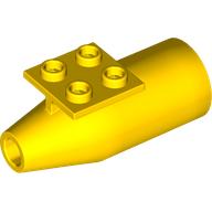 Lego Engine Smooth Large [2 x 2 Thin Top Plate] / Yellow