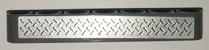 Lego Technic, Liftarm Thick 1 x 7 with Tread Plate Pattern (Sticker) - Sets 8043 / 42029