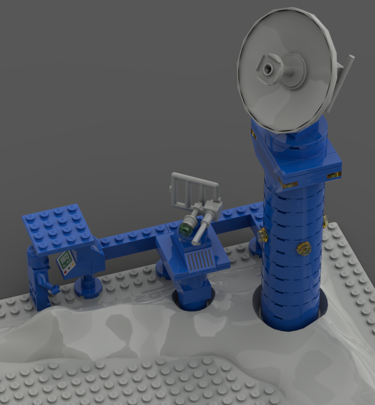 Lego Keppler Port Auxiliary Radar Post