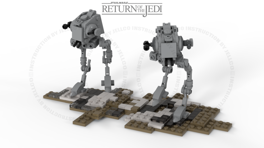 Lego Mini Size All Terrain Scout Transport (AT-ST) V3.0
