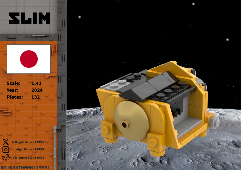 Lego SLIM Lander (Smart Lander for Investigation Moon) 1:42