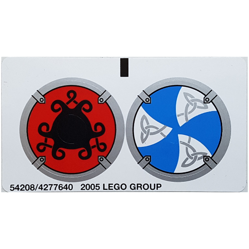 Lego Sticker Sheet for Sets 7018-1, 7021-1