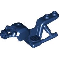 Lego Fairing, Motorcycle Frame, Vintage no Front Mudguard / Dark Blue