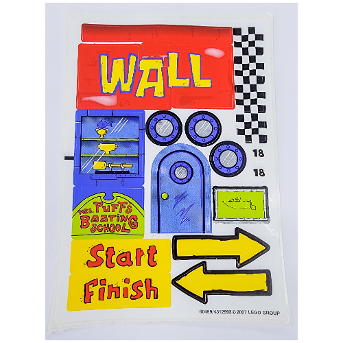 Lego Sticker Sheet for Set 4982-1 / [No Color/Any Color]