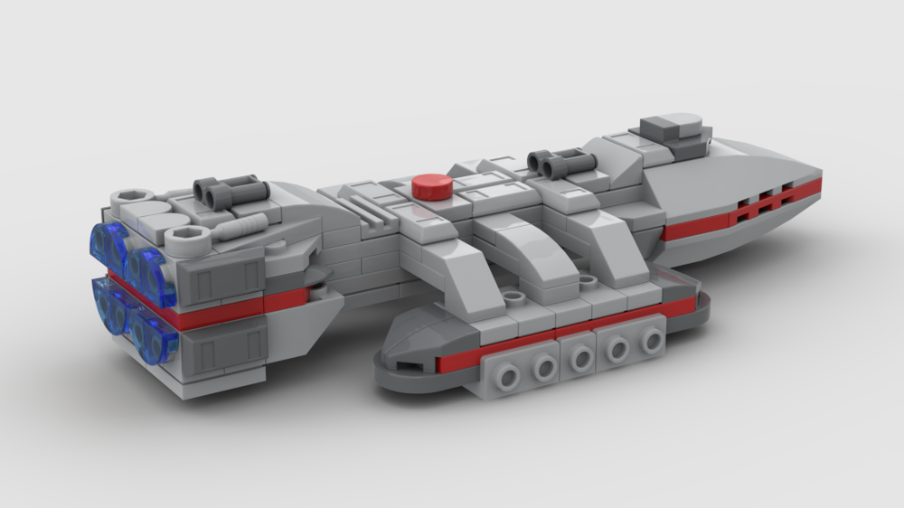 Lego MOC MINISCALE BATTLESTAR GALACTICA Mothership