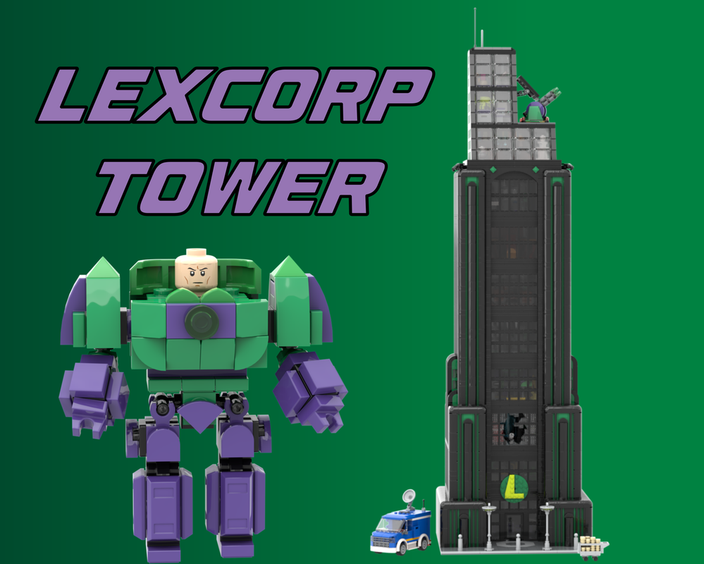 Lego Modular Lexcorp Tower