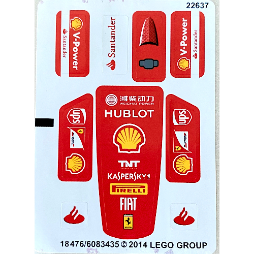 Lego Sticker Sheet for Set 40190-1