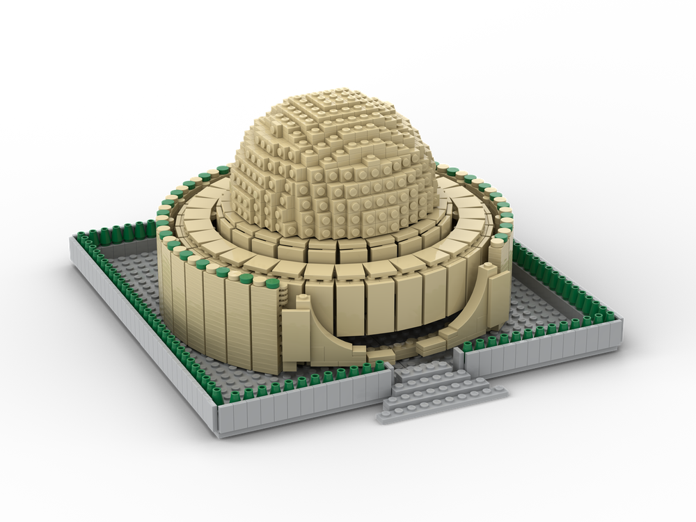 Lego Unbuilt Architecture - Cenotaph for Newton
