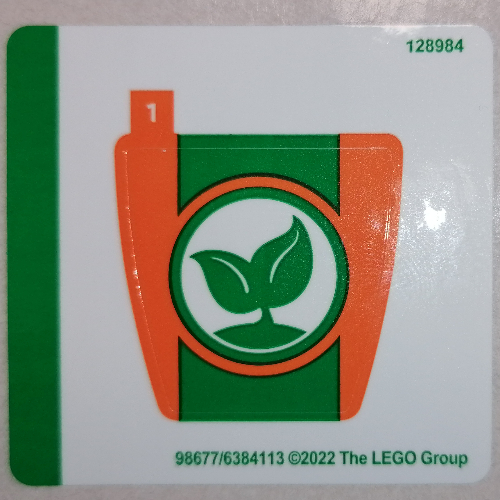 Lego Sticker Sheet for Set 60326-1