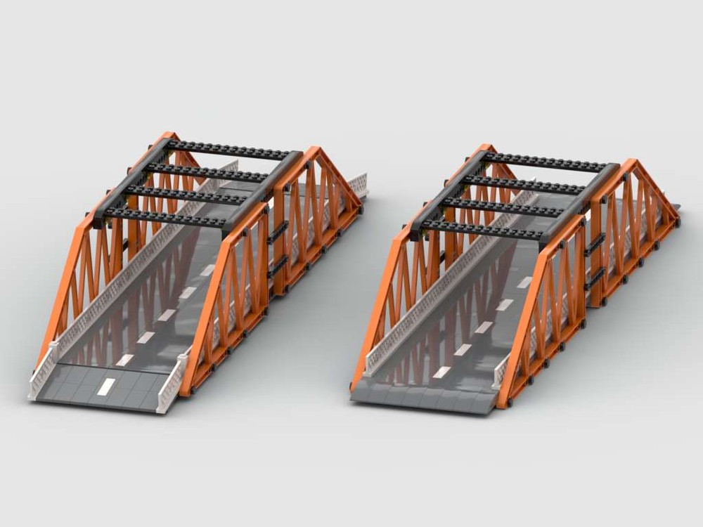 Lego steel lattice bridge (new street system)