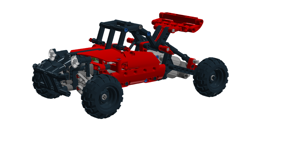 Lego small racing red bugg