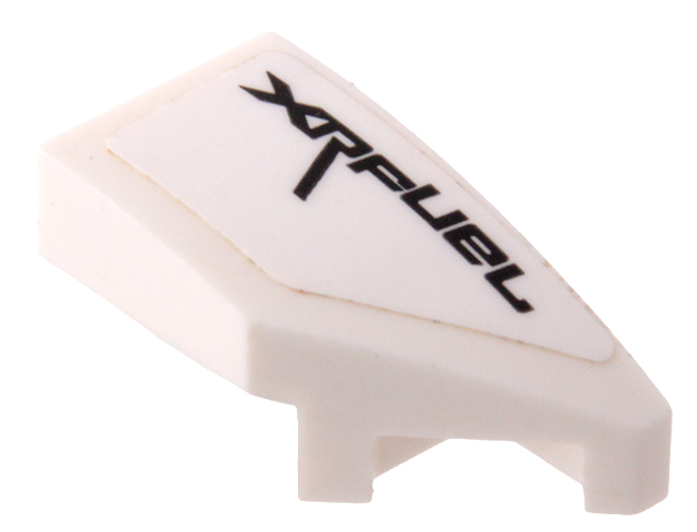 Lego Wedge 2 x 1 x 2/3 Right with 'XRFUEL' Pattern (Sticker) - Set 42095