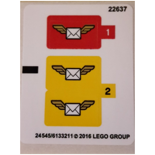 Lego Sticker Sheet for Set 60100-1