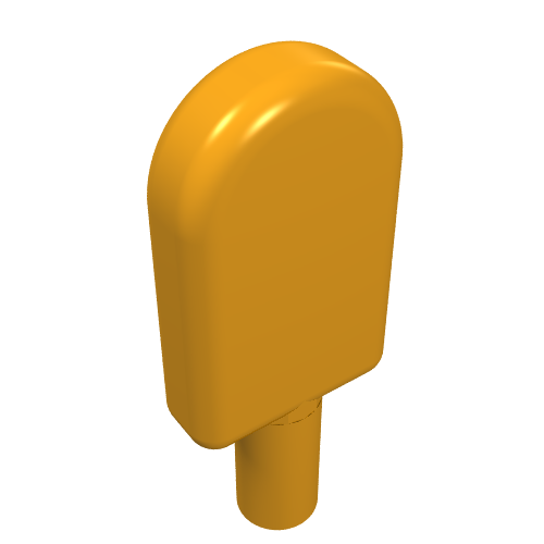 Lego Food Popsicle / Lollipop / Medium Orange