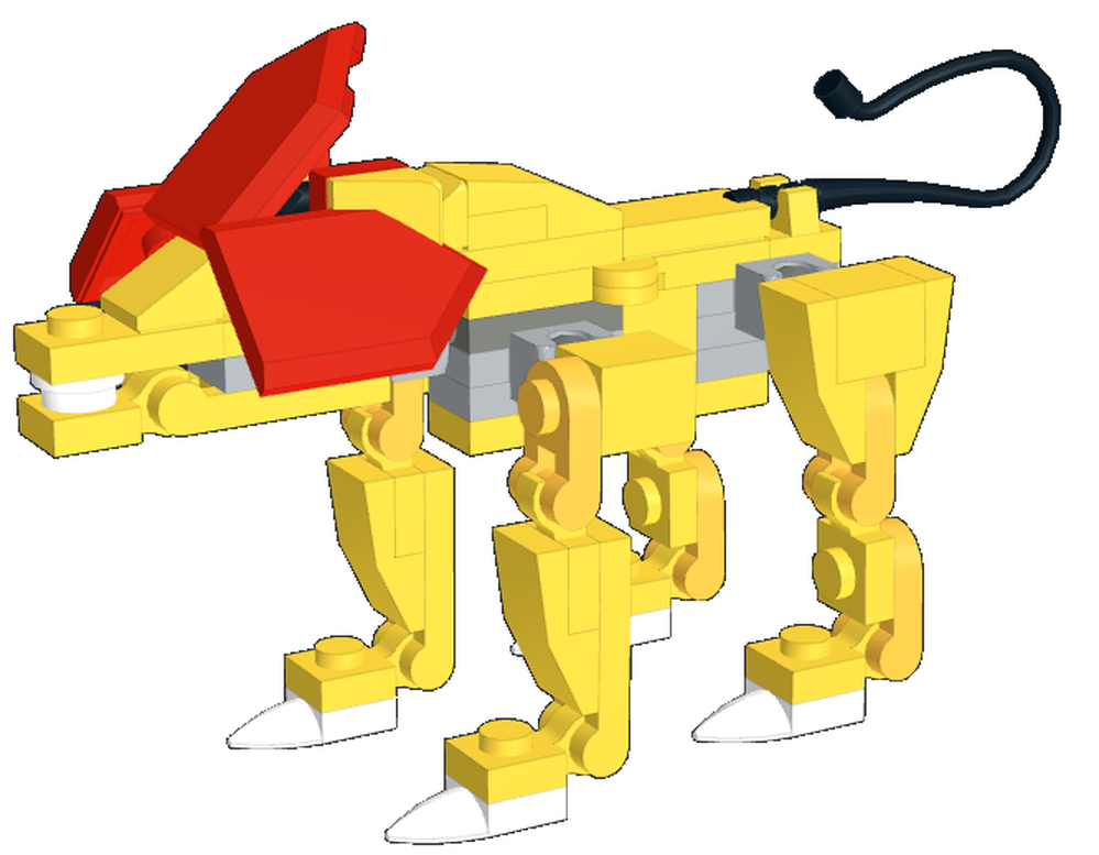Lego Yellow Lion Beast Mech