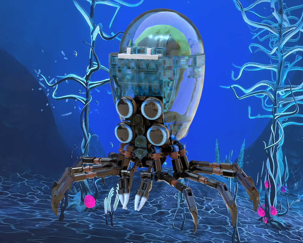 Lego Crabsquid (Subnautica)